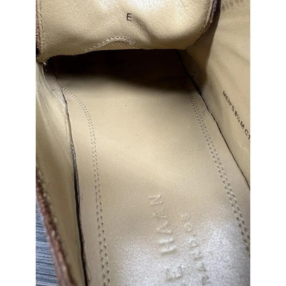 Cole Haan Grand Os Men's Shoes Size 8.5 M Brown Wingtip Oxford Madison Medallion